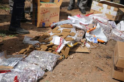 Casablanca La Douane incinère une importante quantité de drogue L