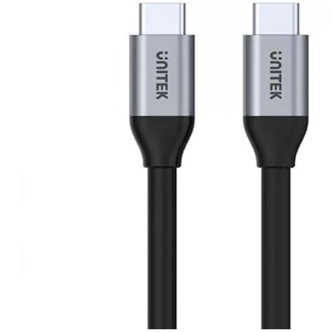 Cable Usb C 2 Mts 4k Datos 10 Gbps Carga Rapida 100w Cuotas Sin Interés