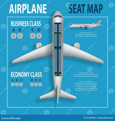 Airplane Top View Seats