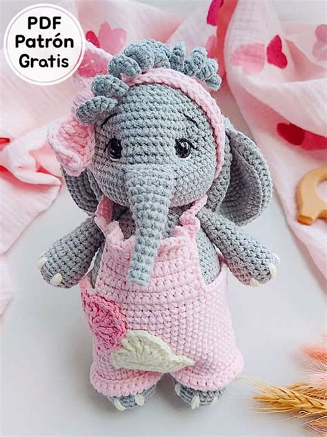 Elefante Amigurumi Paso A Paso Pdf Patrón Gratis