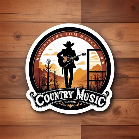 Minimalist Country Music Logo | Stable Diffusion Online