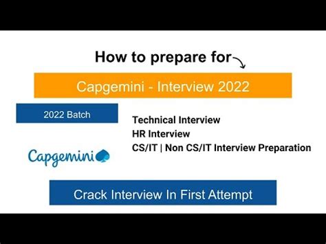 Capgemini Recruitment How To Prepare For Capgemini Interview