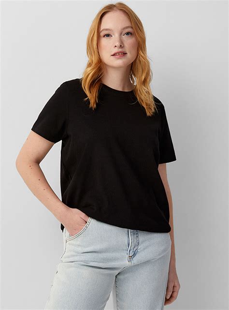 Boxy Recycled Cotton Tee Twik Women U2019s Basic T Shirts Simons