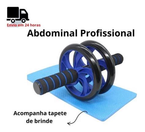 Rolo Roda Exercicios Abdominal Lombar Exercise Wheel Apoio Mercadolivre