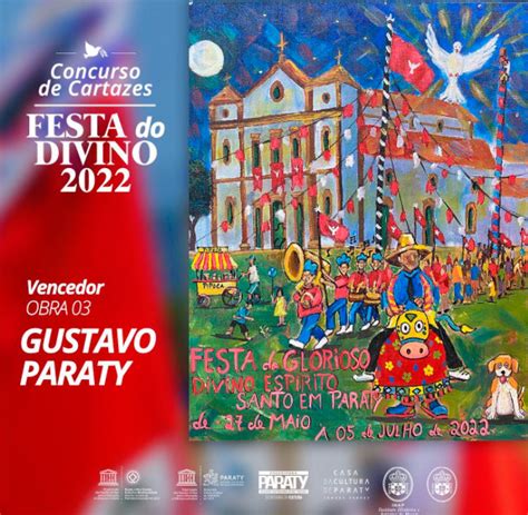 Cartaz Vencedor Do Divino Paraty Turismo Cultura E Natureza