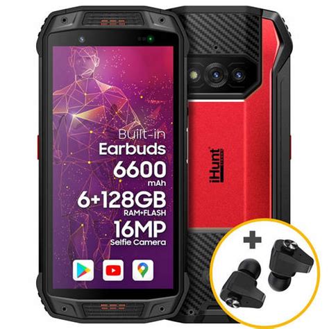 Купить Противоударный телефон смартфон iHunt Fit Runner 4G Красный 6/ ...