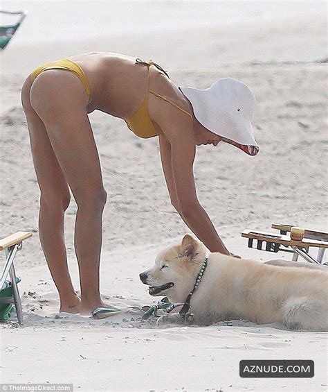 Irina Shayk In A Bikini On Beach In New Jersey AZNude