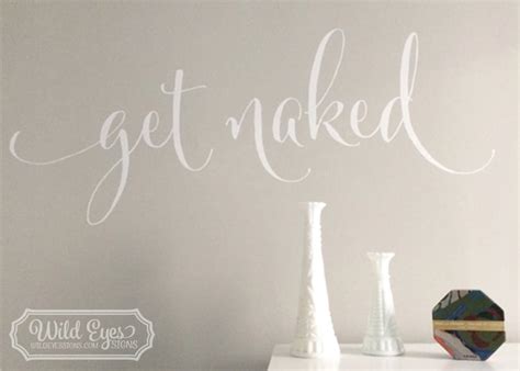 Get Naked Bathroom Shower Door Bathroom Wall Decor Wall Etsy