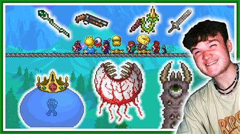 We Used Every Class In Terraria And Beat Three Bosses Terraria Lets