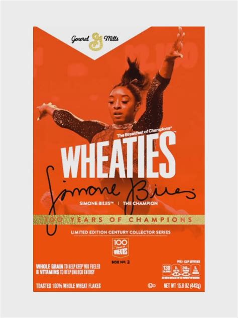 Wheaties Century Collection Gold Box #3: Simone Biles – Wheaties Shop