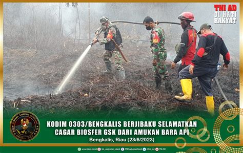 TNI AD On Twitter Kodim 0303 Bengkalis Berjibaku Selamatkan Cagar