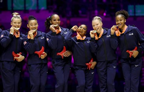 Team USA Gymnastics Qualifies for Paris 2024 with Win at World ...