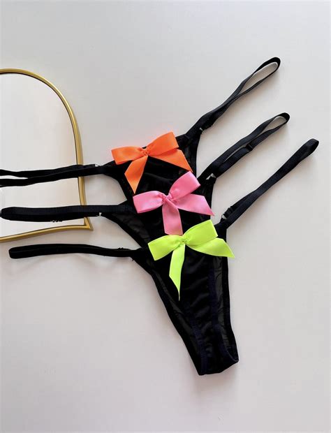 Comprar CALCINHA TULE SEXY LAÇO NEON VASC LINGERIE