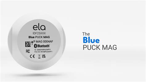 Ela Innovation Bluetooth Door Opening Sensor Blue Puck Mag Youtube