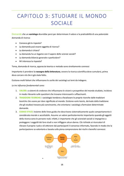 Sociologia Cap Studiare Il Mondo Sociale Capitolo Studiare Il