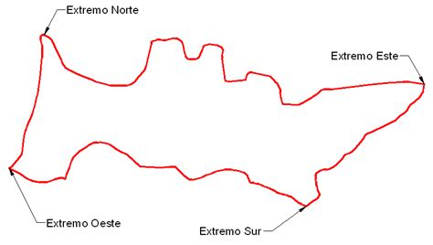 Representaci N De La Parcela Con Indicaci N De Puntos Extremos Para