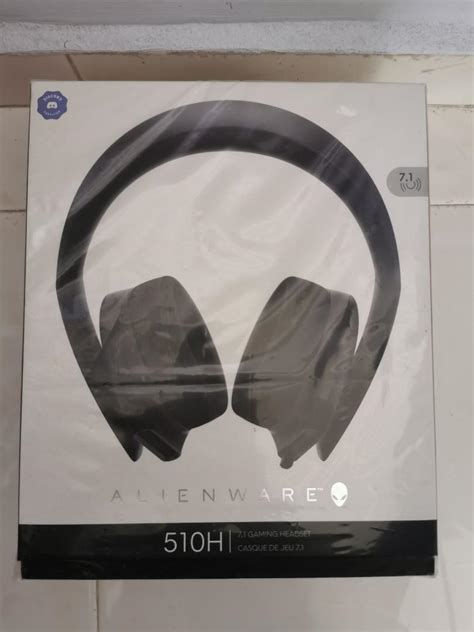 New Alienware Gaming Headset AW510H Audio Headphones Headsets On