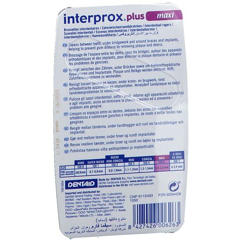 interprox® plus maxi lila 2,1 mm 6 St - Shop Apotheke