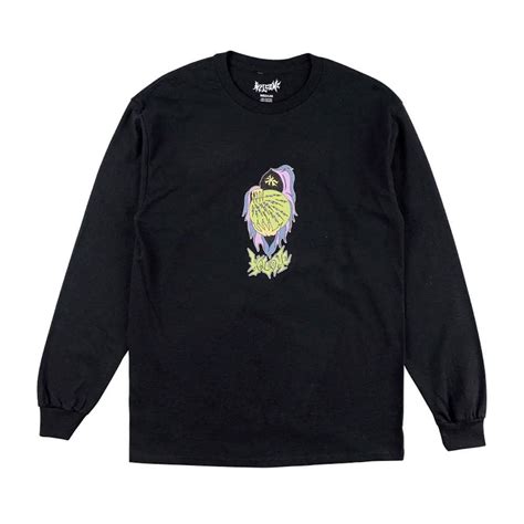 Welcome Skateboards Cloak Long Sleeve Skate T Shirt Black Skate Clothing From Native Skate