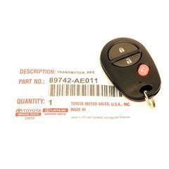 Ae Keyless Entry Transmitter Toyota Nucar