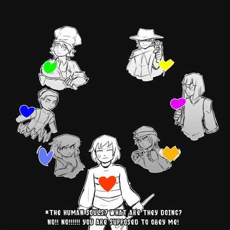 Undertale Human Souls By Ethereal Blaze On Deviantart Anime Undertale