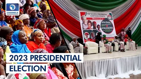 Pdp North Central Women Promise To Deliver Their States For Atiku Youtube