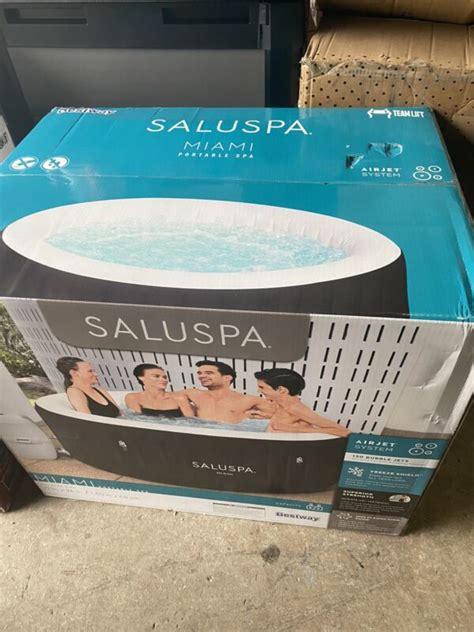 Bestway Saluspa Hawaii Airjet Inflatable Round Spa Hot Tub Open Box Read For Sale From