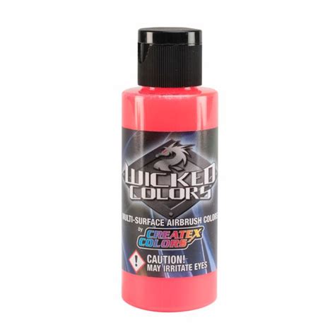 Createx Wicked W Red Ml Fluoreszierend Airbrush Farbe