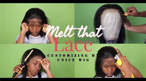 Melt That Lace Like A Pro How I Customize My Unice Lace Frontal Wig