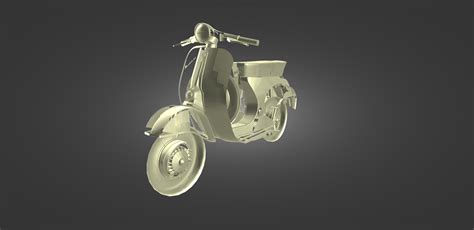 Archivo Stl Piaggio Vespa Primaveraobjeto Imprimible En D