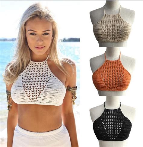 Shop Women S Swimwear Online Hot Crochet Bikini Top Sexy Brazilian