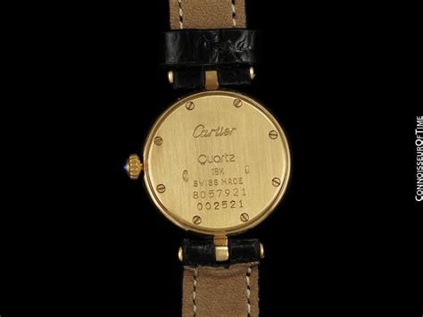 Cartier Cougar Panthere Vlc Vendome Ladies Watch 18k Gold