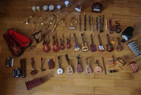 musical instruments collection mini instruments tiny instruments