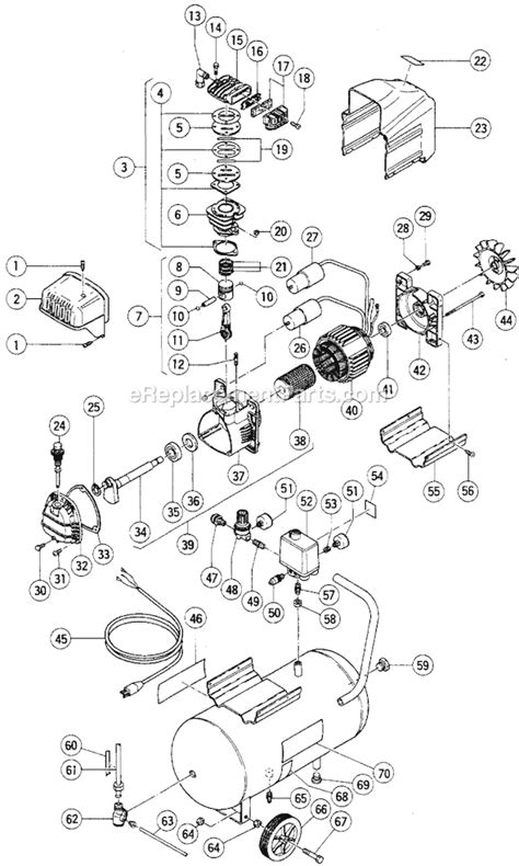 Metabo Hpt Air Compressor Parts Diagram