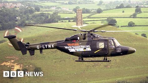 Event held to mark helicopter speed record being set - BBC News