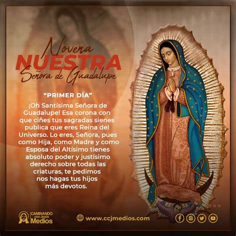 Inicia Novena A La Virgen De Guadalupe Caminando Con Jes S Medios