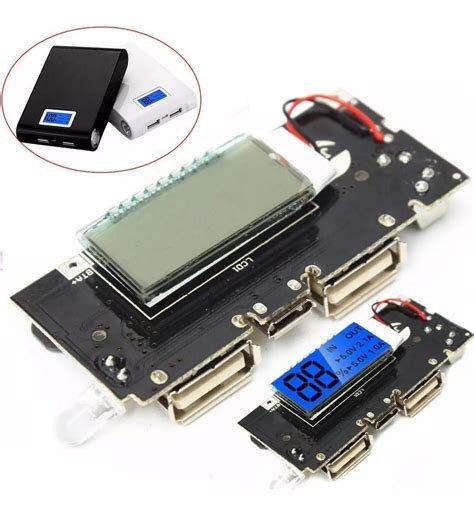 Modulo Carga Bateria Y Alimentacion Diy Usb Dual V A Power Bank