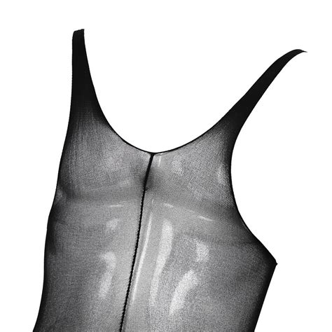 Mens Full Body Pantyhose Lingerie Body Stocking Fishnet Sheer Jumpsuit Underwear EBay