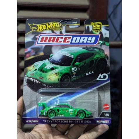 Jual Hot Wheels Rexy Porsche 911 GT3 R 992 Race Day Series Shopee Indonesia