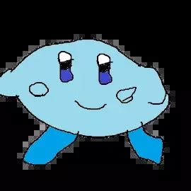 blue kirby by Relaxed600 on Newgrounds