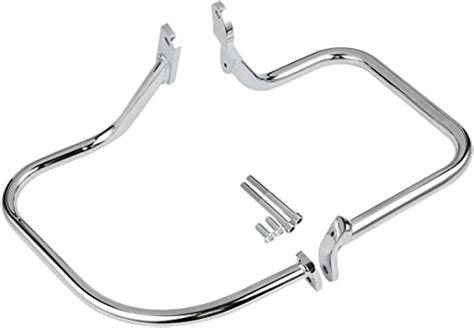 Amazon XMT MOTO Chrome Saddlebags Guard Rails Fits For Harley