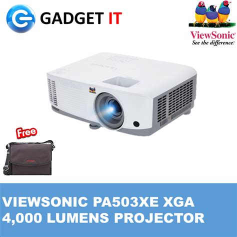 Viewsonic Pa Xe Pa X Xga Lumens Projector Free Carry Case