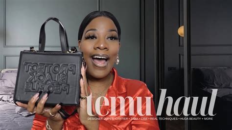 Temu Designer Dupes Haul Cartier Cise Loewe Zara Real