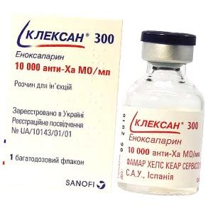 КЛЕКСАН® 300 ᐈ інструкція, аналоги, склад, виробник UA/10143/01/01