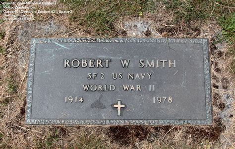 Robert W Smith Find A Grave Memorial