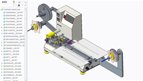 【鸿达】smt编带机半自动编带包装机proe5 03d模型下载 三维模型 Pro E模型 制造云 产品模型