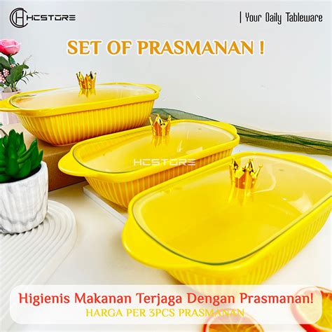 Jual Set 3pcs Prasmanan Prasmanan Keramik Piring Saji Piring Lauk