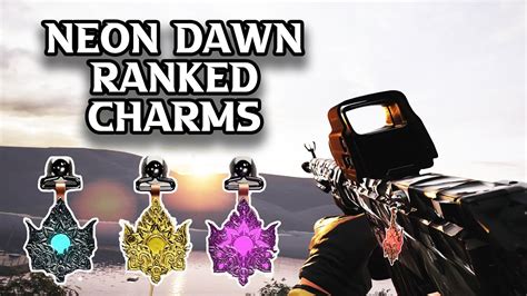 Neon Dawn Ranked CHARMS In GAME Showcase IN GAME Rainbow Six Siege