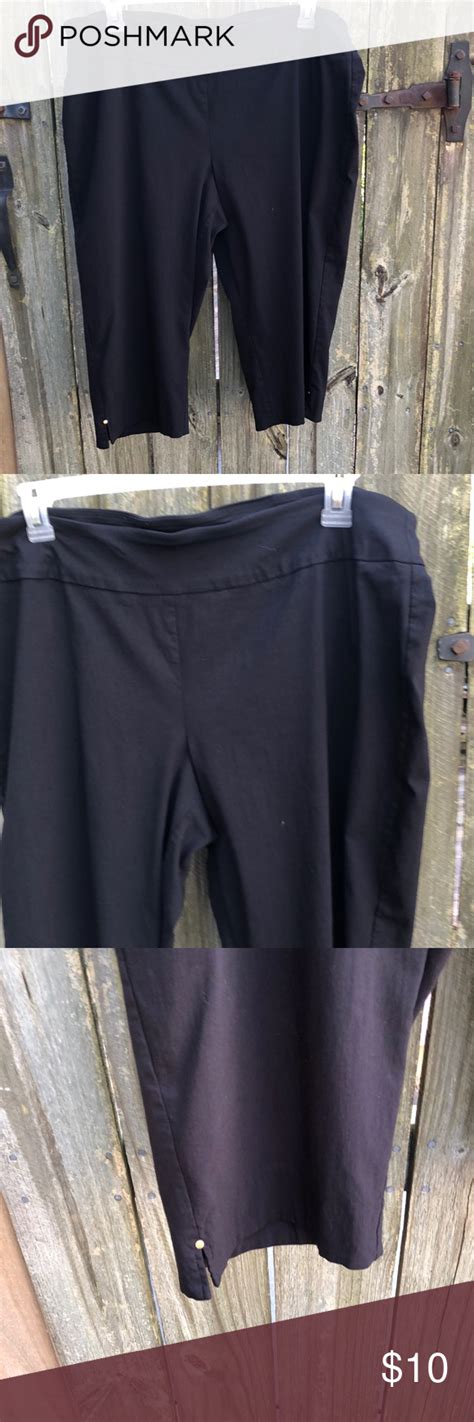 Cato Black Stretchy Capris Size20w From Cato These Black Capris Are