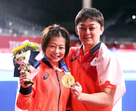 五輪女子レスリング金の向田真優が結婚、コーチで婚約者の志土地翔大さんと レスリング 東京オリンピック2020写真ニュース 日刊スポーツ